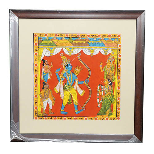 Cheriyal Painting Sita Swayamvaram