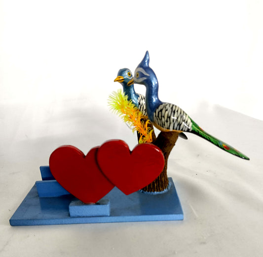 Nirmal Toy Card Holder W/Peacock