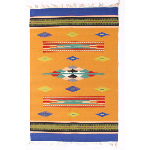 Warangal Durries Tie & Dye Design Cotton